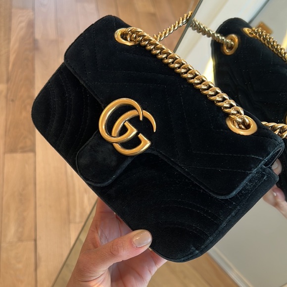 Velvet Gucci Mormont bag - Picture 3 of 9